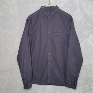 ALL SAINTS Stukeley Long Sleeve Shirt Size L Elevated Casual Normcore